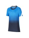 Camiseta de Fútbol de Manga Corta para Niños Nike Dri-FIT Academy Azul | Tienda24 Tienda24.eu