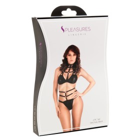 Ensemble de Lingerie S Pleasures Noir (Taille unique) de S Pleasures, Ensembles sexy - Réf : S4004728, Prix : 21,60 €, Remise...