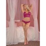 Set di Lingerie Exposed Rosa Bordeaux (S/M) di Exposed, Completi intimi - Rif: S4005009, Prezzo: 30,81 €, Sconto: %