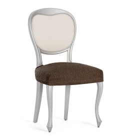 Chair Cover Eysa TROYA Brown 50 x 5 x 50 cm 2 Units by Eysa, Dining Chair Slipcovers - Ref: D1607668, Price: 14,21 €, Discoun...