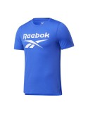 Men’s Short Sleeve T-Shirt Reebok Workout Ready Supremium Blue | Tienda24 Tienda24.eu