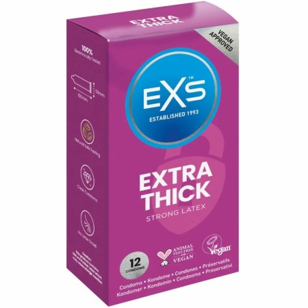 Condoms EXS Extra Thick 12 Units | Tienda24 - Global Online Shop Tienda24.eu