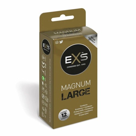 Préservatifs EXS Magnum 12 Unités de EXS, Préservatifs masculins - Réf : S4005289, Prix : 5,90 €, Remise : %