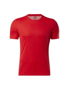 Maglia Sportiva a Maniche Corte Reebok Workout Ready Rosso da Reebok, Camicie e T-shirt sportive - Ref: S6434739, Precio: 20,...