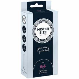 Préservatifs Mister Size Ø 6,4 cm (10 pcs) de Mister Size, Préservatifs masculins - Réf : S4005447, Prix : 8,70 €, Remise : %