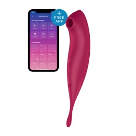 Vibrador Satisfyer Rojo de Satisfyer, Vibradores clásicos - Ref: S4005623, Precio: 34,96 €, Descuento: %