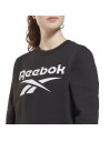 Sudadera sin Capucha Mujer Reebok Identity Logo W | Tienda24 Tienda24.eu