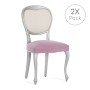 Chair Cover Eysa BRONX Pink 50 x 5 x 50 cm 2 Units by Eysa, Dining Chair Slipcovers - Ref: D1607676, Price: 16,03 €, Discount: %