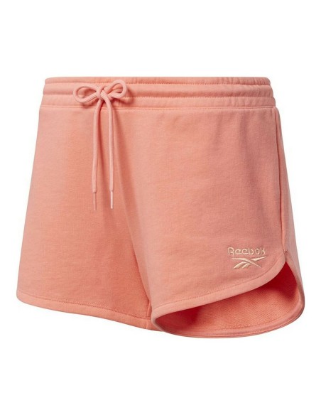 Pantalones Cortos Deportivos para Mujer Reebok Identity French Terry Salmón Mujer | Tienda24 Tienda24.eu