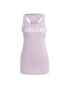 Tanktop Frau Adidas Essentials Logo Lavendel | Tienda24 Tienda24.eu