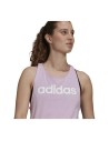 Camiseta de Tirantes Mujer Adidas Essentials Logo Lavanda | Tienda24 Tienda24.eu