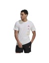 Men’s Short Sleeve T-Shirt Adidas Essentials Gradient White | Tienda24 Tienda24.eu