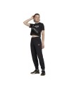 Women’s Short Sleeve T-Shirt Reebok Cropped Identity Black | Tienda24 Tienda24.eu