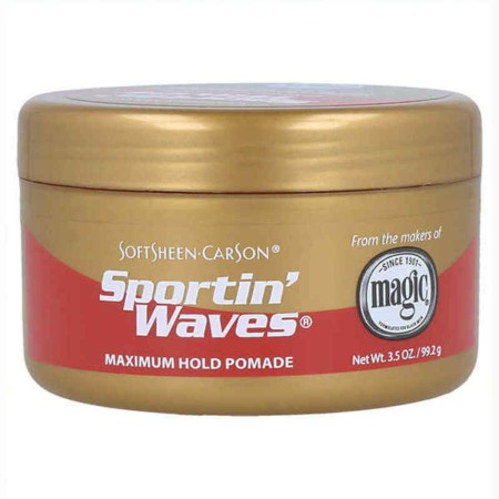 Fijador Fuerte Para el Cabello Soft & Sheen Carson Sportin'Waves (99,2 g) de Soft & Sheen Carson, Masilla, arcilla y cera - R...