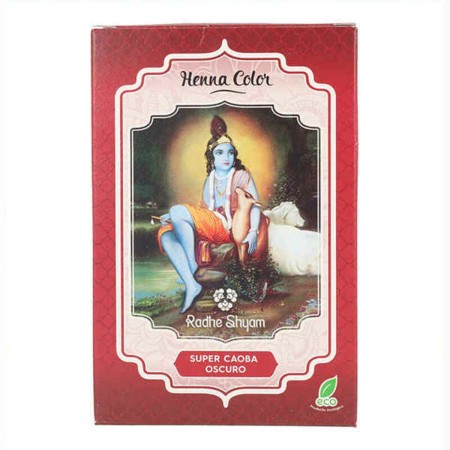 Coloración Semipermanente Henna Radhe Shyam Shyam Henna Caoba (100 g) de Radhe Shyam, Coloración semipermanente - Ref: S42447...