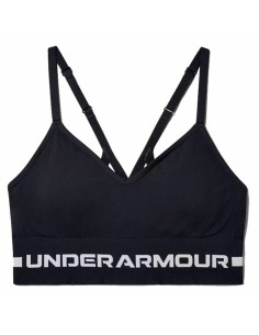 Sujetador Deportivo Under Armour Mid Crossback Negro | Tienda24 Tienda24.eu