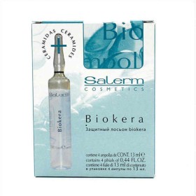 Strengthening Hair Treatment Salerm Biokera (4 x 13 ml) by Salerm, Scalp and hair care - Ref: S4245022, Price: 9,74 €, Discou...