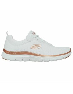 Scarpe Sportive da Donna Skechers Mesh Lace-Up W Bianco da Skechers, Sneaker - Ref: S6436607, Precio: 60,57 €, Descuento: %