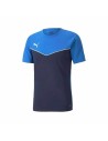 Camiseta de Manga Corta Infantil Puma Individual Rise Blue Azul | Tienda24 Tienda24.eu