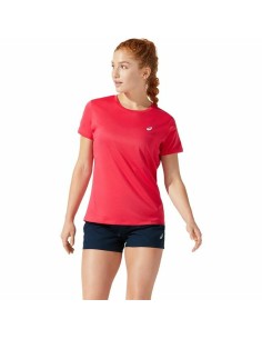 Maglia a Maniche Corte Donna Asics Core Rosso Cremisi da Asics, Donna - Ref: S6437422, Precio: 22,43 €, Descuento: %