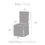 Funda para Silla Eysa VALERIA Mostaza 40 x 135 x 45 cm 2 Unidades de Eysa, Sillas de comedor - Ref: D1607701, Precio: 32,44 €...