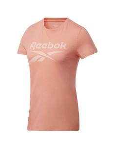 T-shirt à manches courtes femme Reebok Burnout Orange | Tienda24 Tienda24.eu