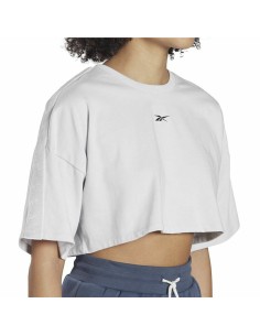 T-shirt à manches courtes femme Adidas Cropped Noir (42) | Tienda24 Tienda24.eu