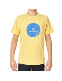 Camiseta de Manga Corta Infantil Rip Curl Corp Icon B Amarillo | Tienda24 Tienda24.eu