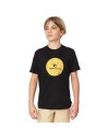 Kurzarm-T-Shirt für Kinder Rip Curl Corp Icon B Schwarz | Tienda24 Tienda24.eu