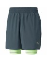 Herren-Sportshorts Puma Running 2 in 1 Schwarz | Tienda24 Tienda24.eu