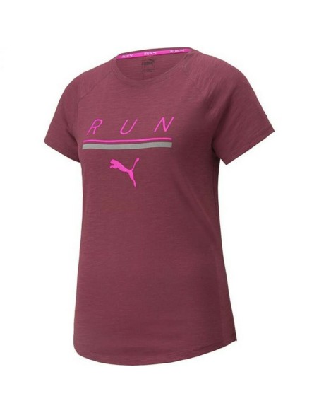 Damen Kurzarm-T-Shirt Puma Run 5K Logo | Tienda24 Tienda24.eu