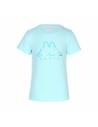 T shirt à manches courtes Enfant Kappa Quissy Blue Aigue marine | Tienda24 Tienda24.eu