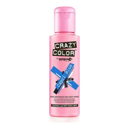 Semi-Permanent Tint Capri Blue Crazy Color Nº 44 (100 ml) by Crazy Color, Semi-Permanent Colour - Ref: S4255679, Price: 7,94 ...