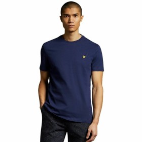 Herren Kurzarm-T-Shirt Lyle & Scott V1-Plain Marin