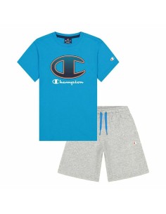 Children's Sports Outfit Adidas 3 Stripes Blue | Tienda24 Tienda24.eu