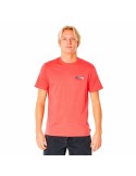 Camiseta de Manga Corta Hombre Rip Curl Revival Inverted M Salmón | Tienda24 Tienda24.eu