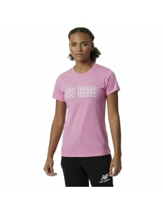 Maglia a Maniche Corte Donna New Balance Essentials Celebrate Rosa da New Balance, Donna - Ref: S6442061, Precio: 22,49 €, De...