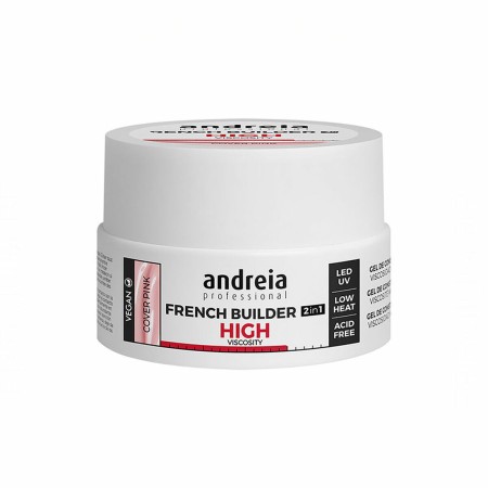 Smalto per unghie in gel French Builder High Viscosity Andreia 0BGFCP22 Rosa (22 g) di Andreia, Smalti in gel - Rif: S4257017...