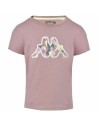 Kurzarm-T-Shirt für Kinder Kappa Quissy Kid Jr Rosa | Tienda24 Tienda24.eu