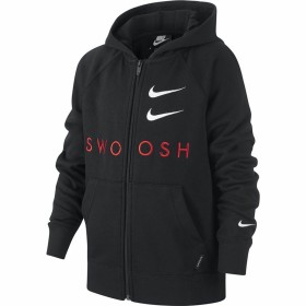 Chaqueta Deportiva para Niños Nike Swoosh Negro