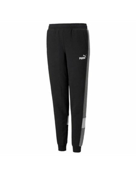 Pantalón de Chándal para Niños Puma Essentials+ Colorblock K Negro | Tienda24 Tienda24.eu