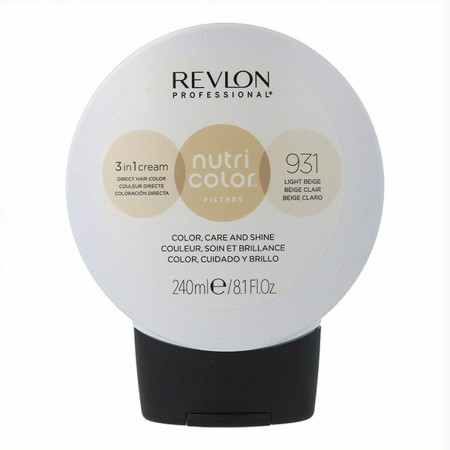 Tinte Permanente Nutri Color Filters Revlon 931 Beige (240 ml) de Revlon, Coloración permanente - Ref: S4257294, Precio: 18,3...