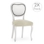 Chair Cover Eysa THOR Soft green 50 x 5 x 50 cm 2 Units by Eysa, Dining Chair Slipcovers - Ref: D1607745, Price: 16,76 €, Dis...