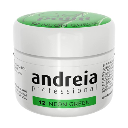 Smalto per unghie in gel Andreia Gel Paint 4 ml Verde Neon di Andreia, Smalti in gel - Rif: S4259449, Prezzo: 13,07 €, Sconto: %