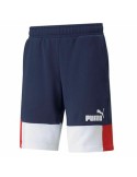 Pantalones Cortos Deportivos para Hombre Puma Essentials+ Block Azul oscuro | Tienda24 Tienda24.eu