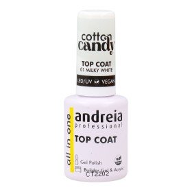 Nail Polish Fixer Andreia Cotton Candy Top Coat Nº 01 Milky White 10,5 ml by Andreia, Top Coat - Ref: S4261171, Price: 14,41 ...