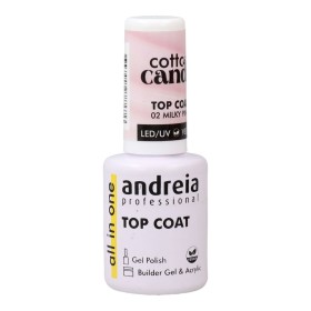 Fijador de Esmalte de Uñas Andreia Cotton Candy Top Coat Nº 02 Milky Pink 10,5 ml de Andreia, Capa superior - Ref: S4261202, ...