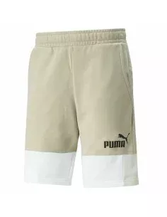 Calções de Desporto para Homem Puma Essential+ Block Bege de Puma, Homem - Ref: S6445645, Precio: 32,33 €, Descuento: %