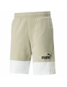 Calções de Desporto para Homem Puma Essential+ Block Bege | Tienda24 Tienda24.eu