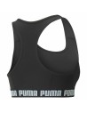 Sports Bra Puma Mid - Strong Impact Black | Tienda24 Tienda24.eu